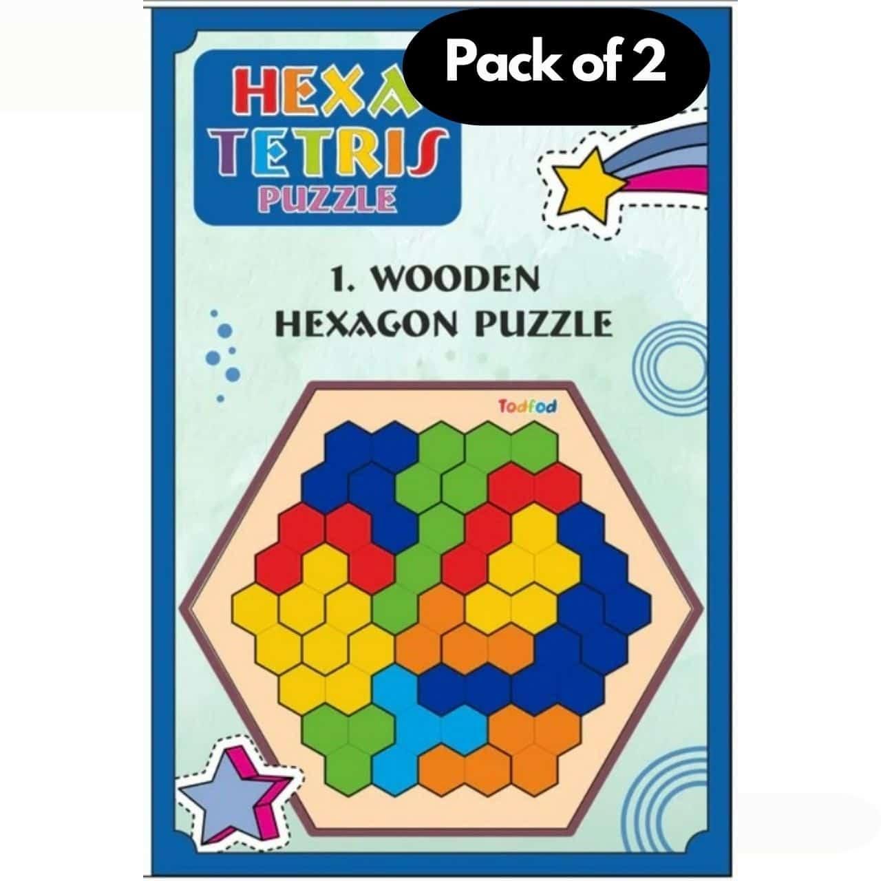 Todfod Wooden Puzzle Pack of 2